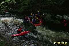 Raft bloqué aux deux jumeaux