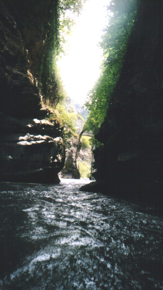 l'Ubaye, le pont romain et la gorge