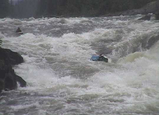 Raph et Paxou juste avant l'impact dans le mur d'eau